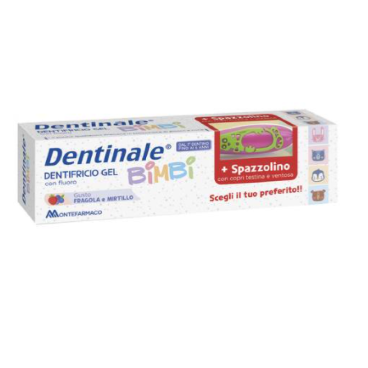 Dentinale Bimbi Zahnpasta + Montefarmaco Zahnbürste