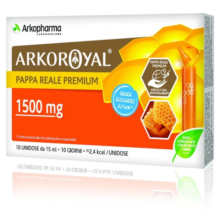 Arkoroyal® Gelée Royale 1500mg Zuckerfrei Arkopharma® 10x15ml