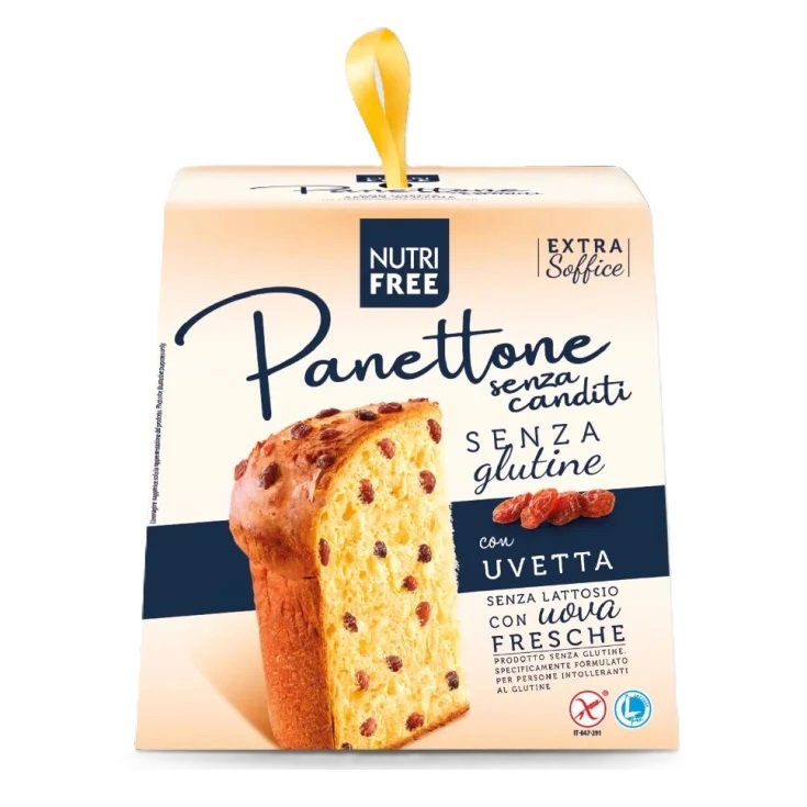 NutriFree Panettone ohne Bonbons mit Rosinen