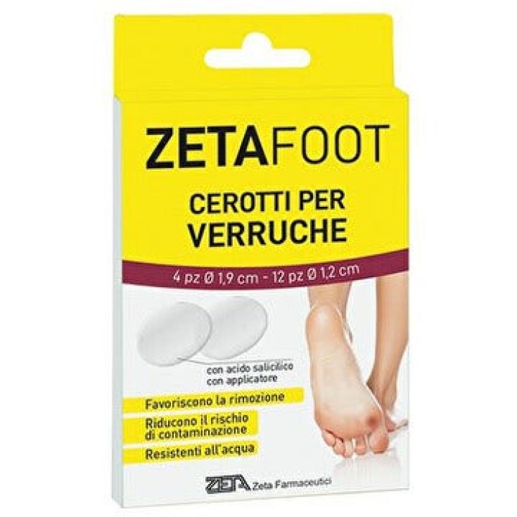 ZetaFoot Patches für verschiedene Warzen Zeta Farmaceutici 16 Stück