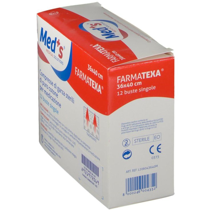 GAUZE LA12 / 8 4ST RX MED'S 40X40cm