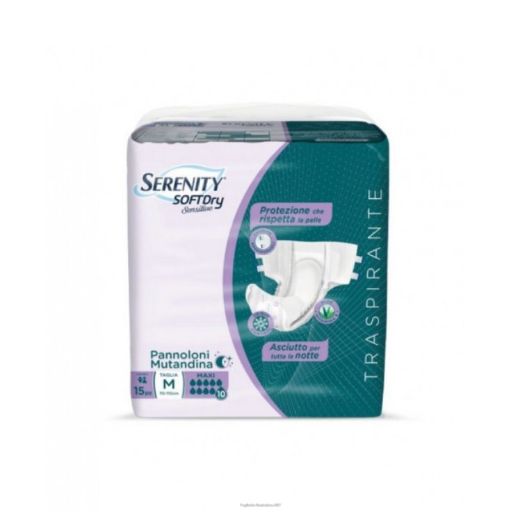 Serenity Soft Dry Maxihose Größe M 15 Stück