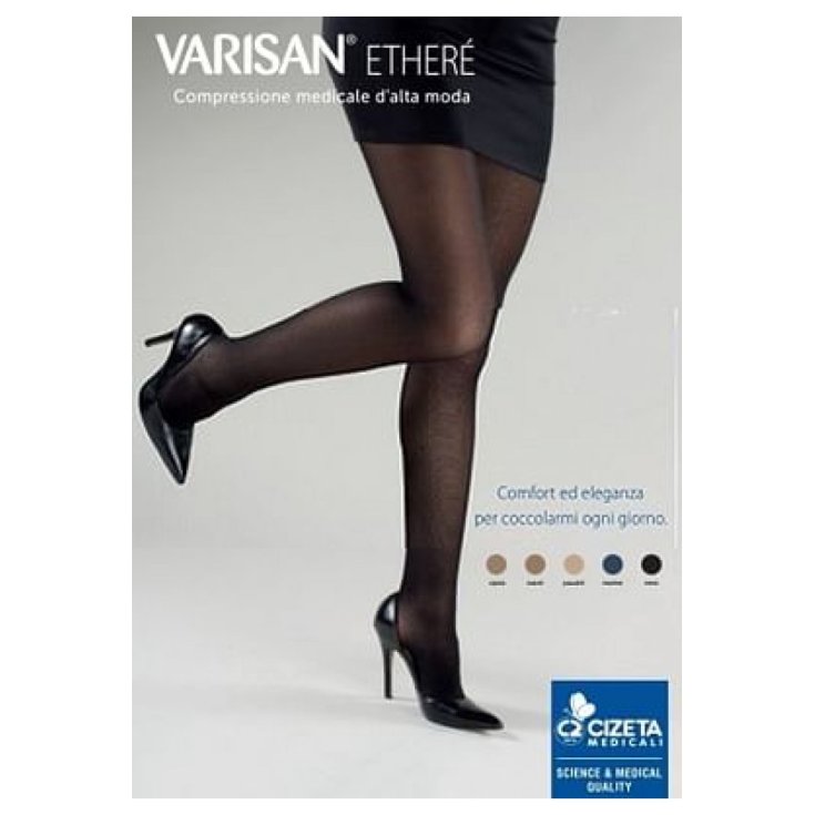 Offene Zehenstrumpfhose Ethere Varisan K2 Powder Größe 2 Normal
