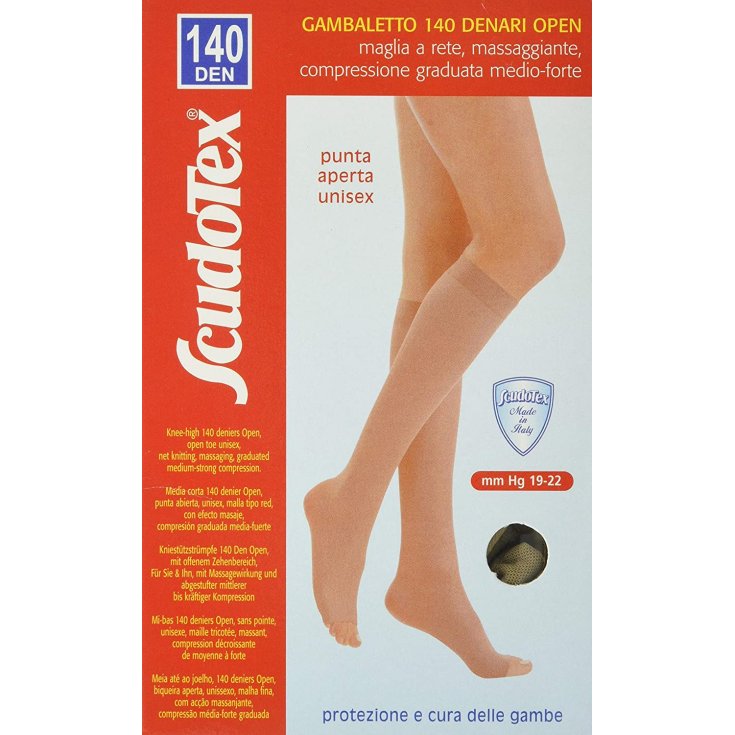 Kniestrümpfe 140 Open Toe Scudotex Daino Größe 3