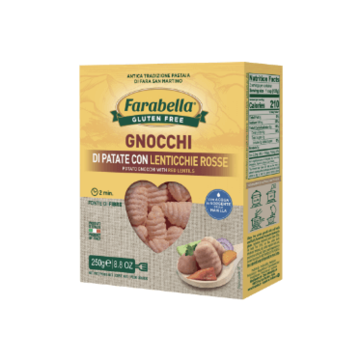 KARTOFFELGNOCHI MIT ROTEN LINSEN Farabella® GLUTENFREI 250g