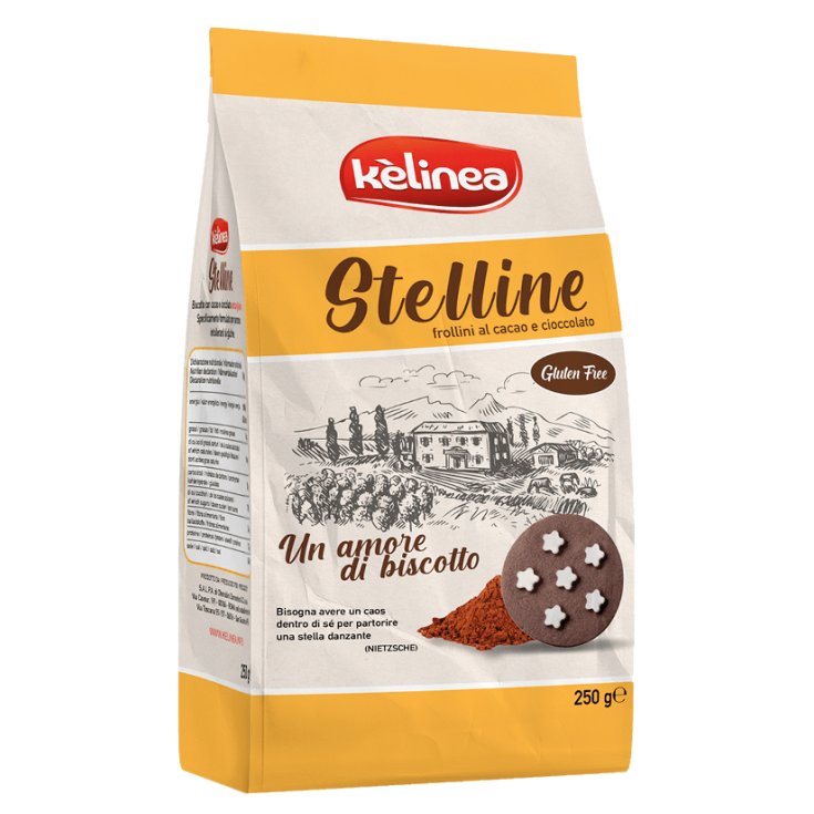 STELLINE COOKIES KAKAO / SCHOKOLADE KELINEA 250g