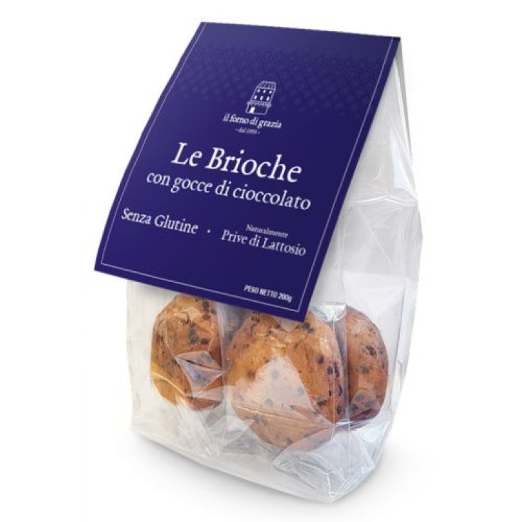 IL FORNO DI GRAZIA BRIOCHE MIT SCHOKOLADENTROPFEN 200g