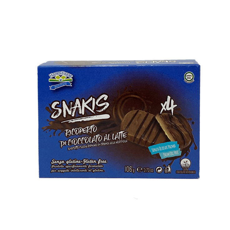 SNAKIS ÜBERZOGEN MIT HAPPY FARM® SCHOKOLADE 106g