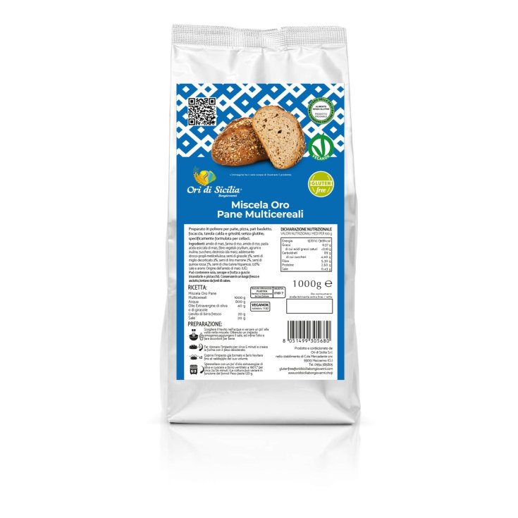 Gold Mischung aus sizilianischem Gold Mehrkornbrot 1Kg