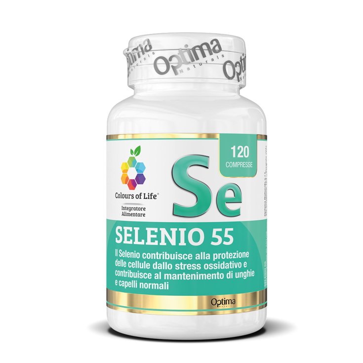 SELEN 55 Farben des Lebens Optima Naturals 120 Tabletten