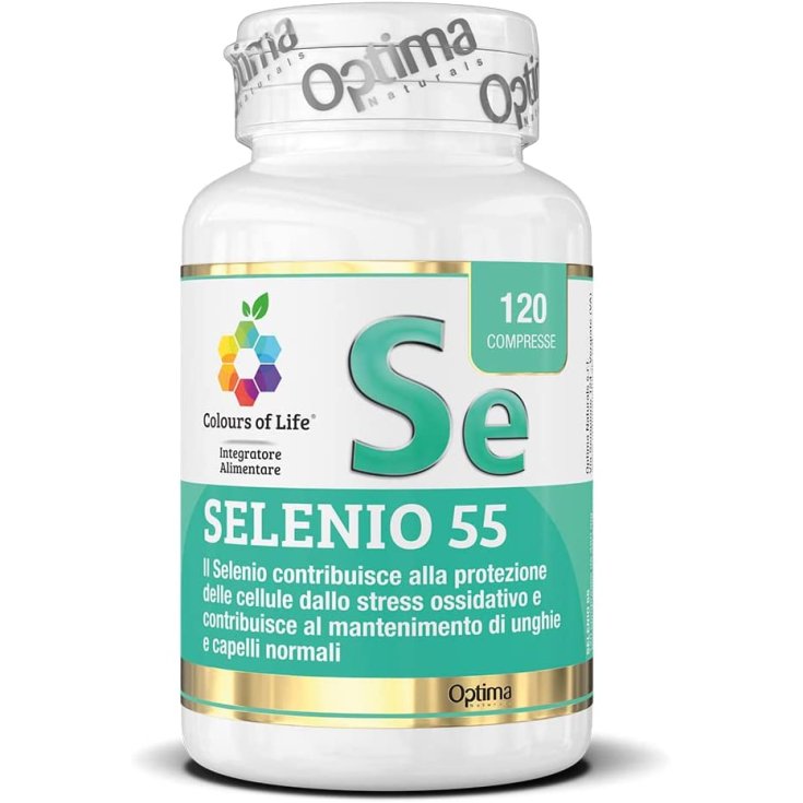 SELEN 55 Farben des Lebens Optima Naturals 120 Tabletten