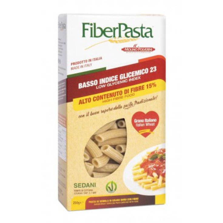 BÖDEN MIT NIEDRIGEM GLYKÄMISCHEN INDEX FiberPasta 250g