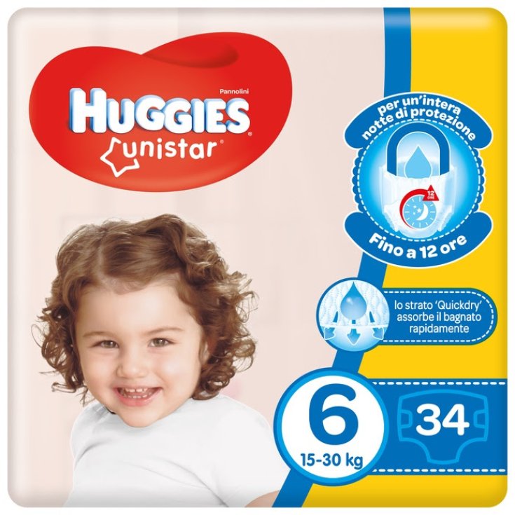 Unistar Tier 3 Windeln Größe 6 Huggies® 34 Stück