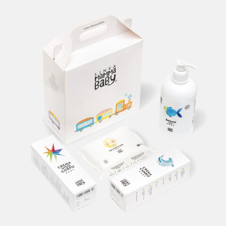 MammaBaby Line Geschenkbox Olcelli Farmaceutici 4 Produkte