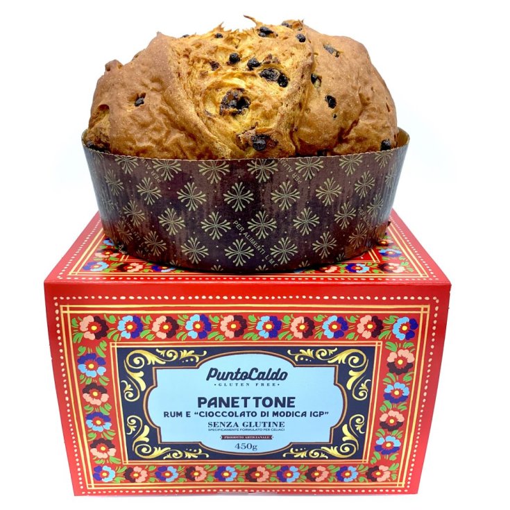 Panettone Rum und Modica Schokolade PGI Hot Point 450g