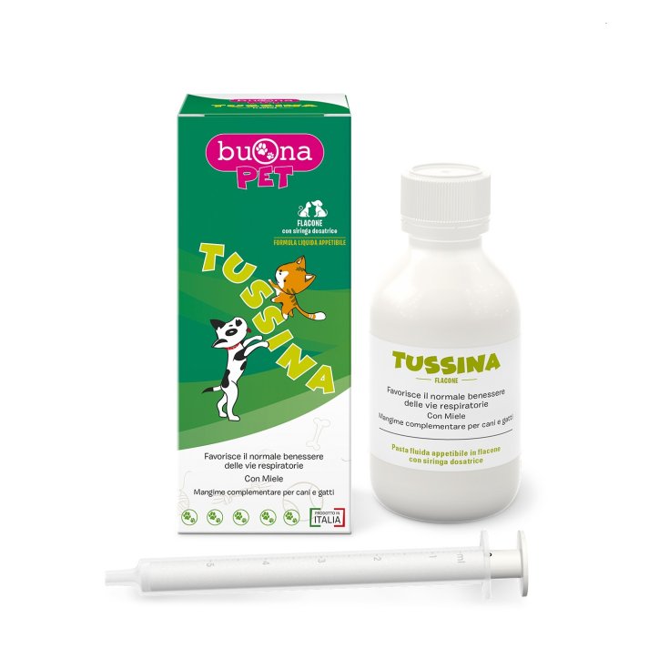 Tussina Buonapet 100 g Flasche mit Spritze