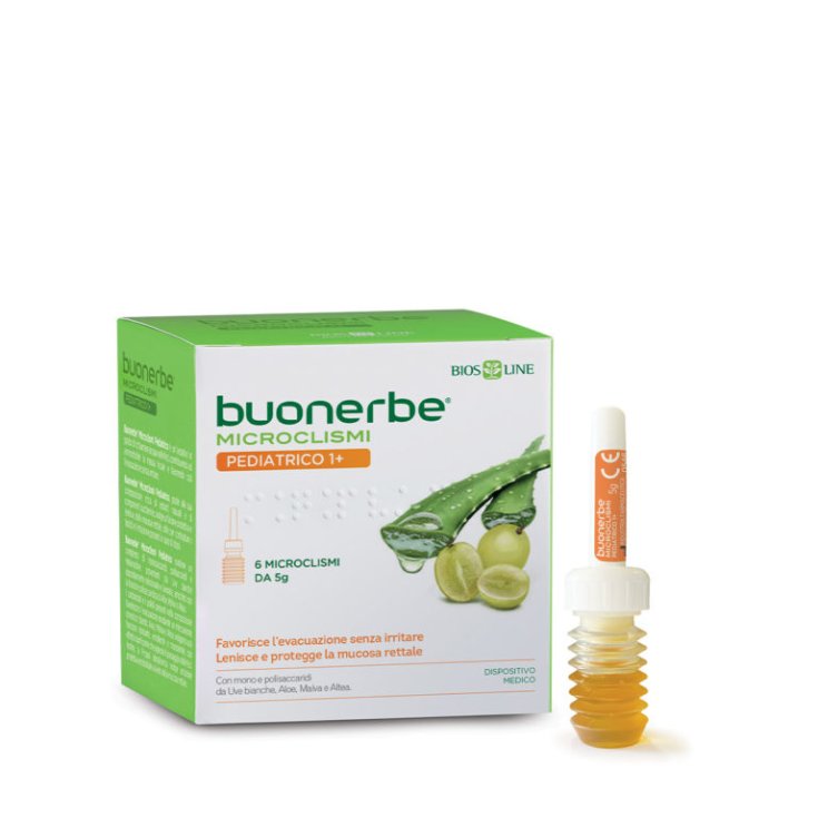 Buonerbe® Pädiatrische Mikro-Einläufe 1+ BiosLine 6x5g