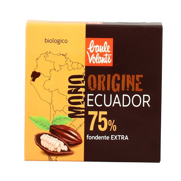 Extra dunkle Schokolade 75% Baule Volante 60g