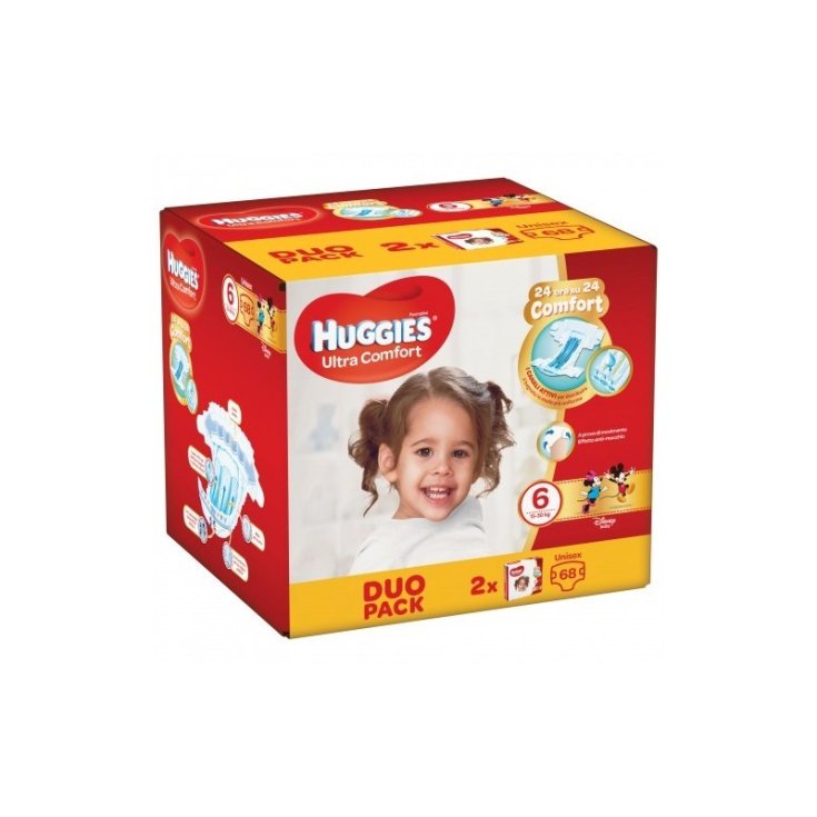 Ultra Comfort Unisex 6 Duopack Huggies 68 Stück
