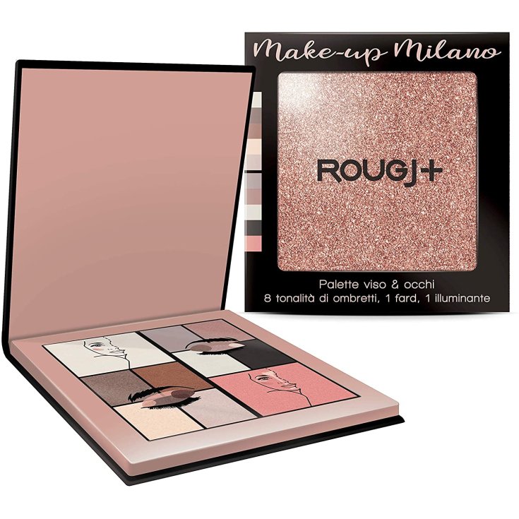 MILANO ROUGJ 10 FARBEN MAKE UP PALETTE
