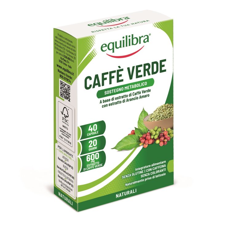 Equilibra® Grüner Kaffee 40 Kapseln