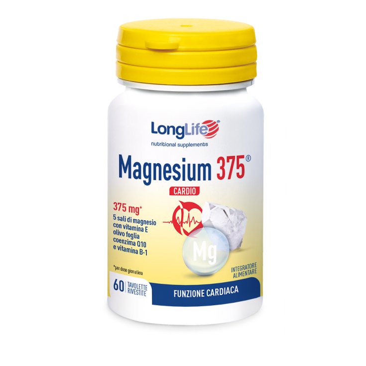 Magnesium 375 CARDIO LongLife 60 Dragees