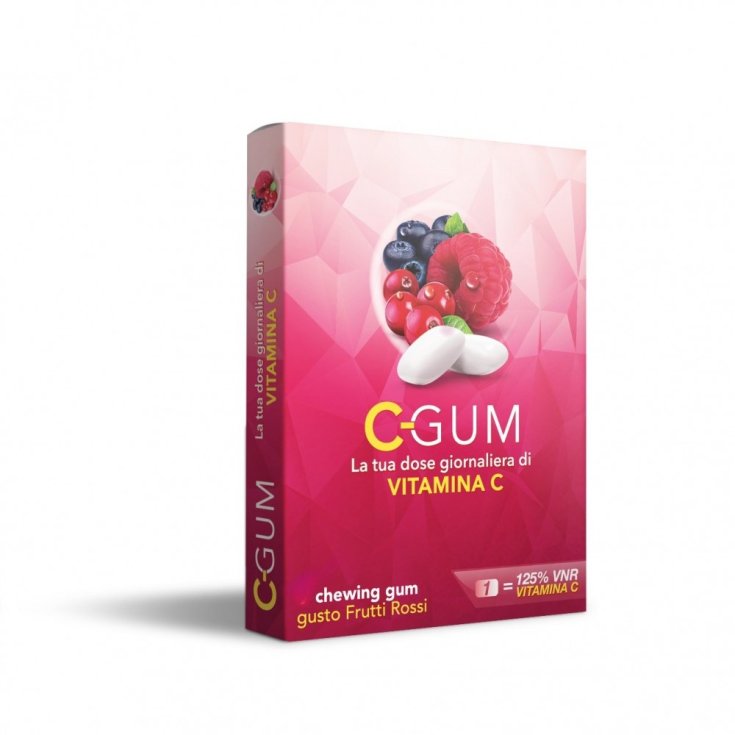 C-GUM Frutti Rosi 18 Kaugummis