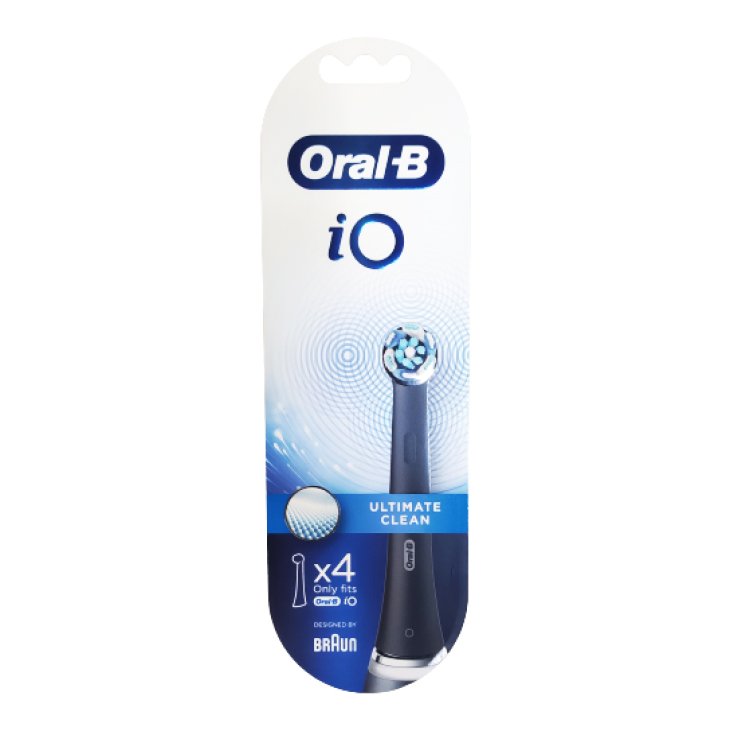 ORAL-B ERSATZKÖPFE IO ULTIMATE CLEAN SCHWARZ 4 STÜCK