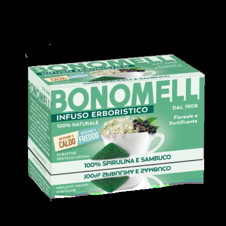 Spirulina und Holunder Bonomelli 32g