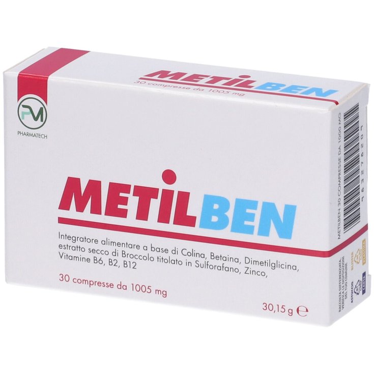 MetilBen Piemme Pharmatech 30 Tabletten