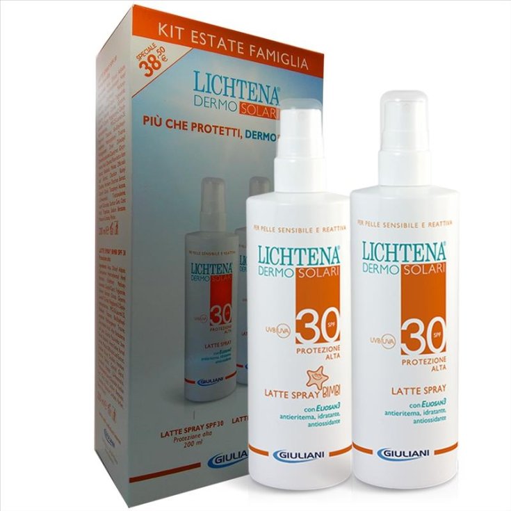 LICHTENA® SKIN SOLARS Sprühmilch SPF30 + Sprühmilch für Kinder SPF30