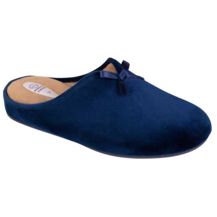 RACHELE DAMEN SAMTHAUSSCHUHE BLAU NAVY N42 Dr. Scholl's®