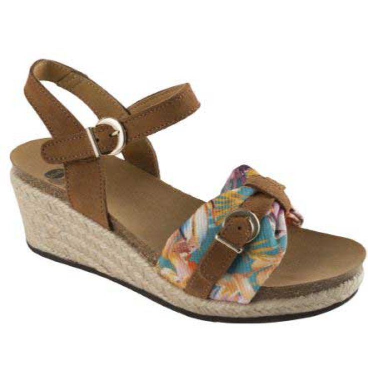 VALE SANDALE DAMEN TAN / FLOWER FANTASY N41 Dr. Scholl's®