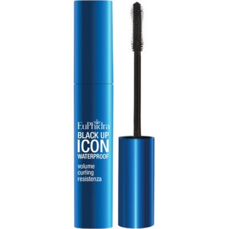 Mascara Black Up Icon Waterproof Euphidra 12ml