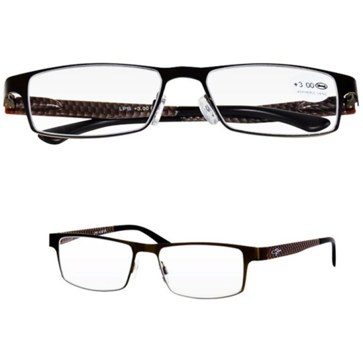 BRILLE PLATIN ASIEN +3