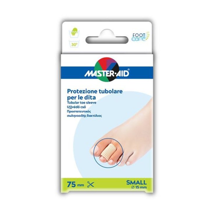 Fußpflege Master-Aid® 15 cm ausgeschnittener Fingerschutz Größe S