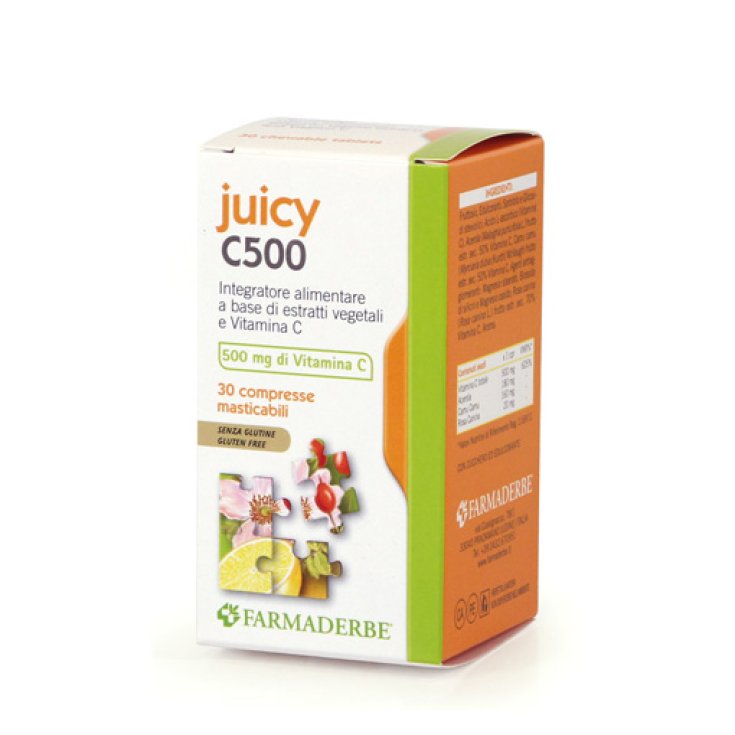 Juicy C500 FARMADERBE® Kautabletten 30 Tabletten