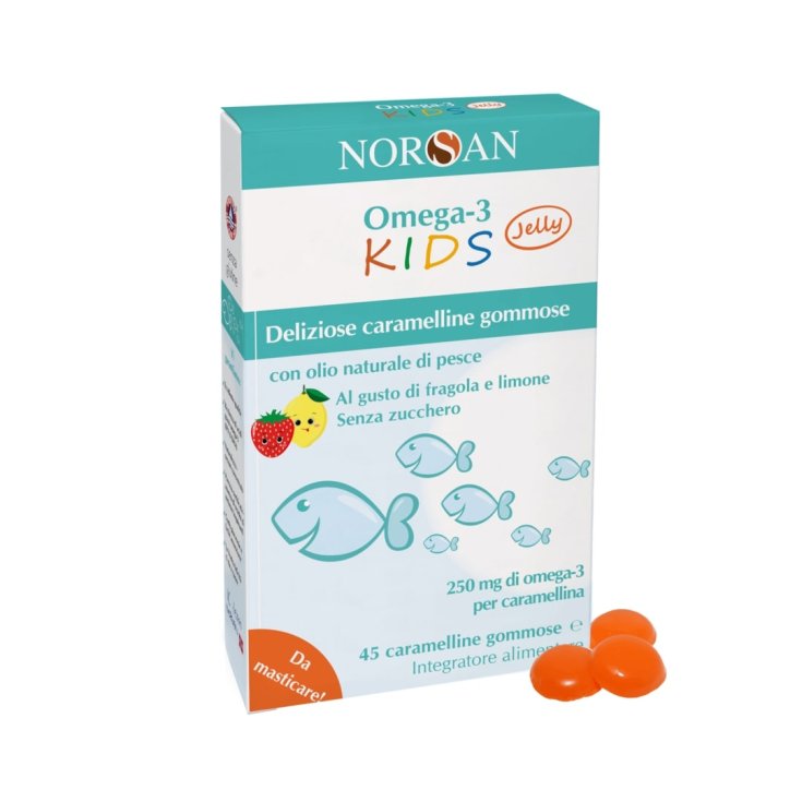 OMEGA-3 KIDS Jelly NORSAN 45 Süßigkeiten