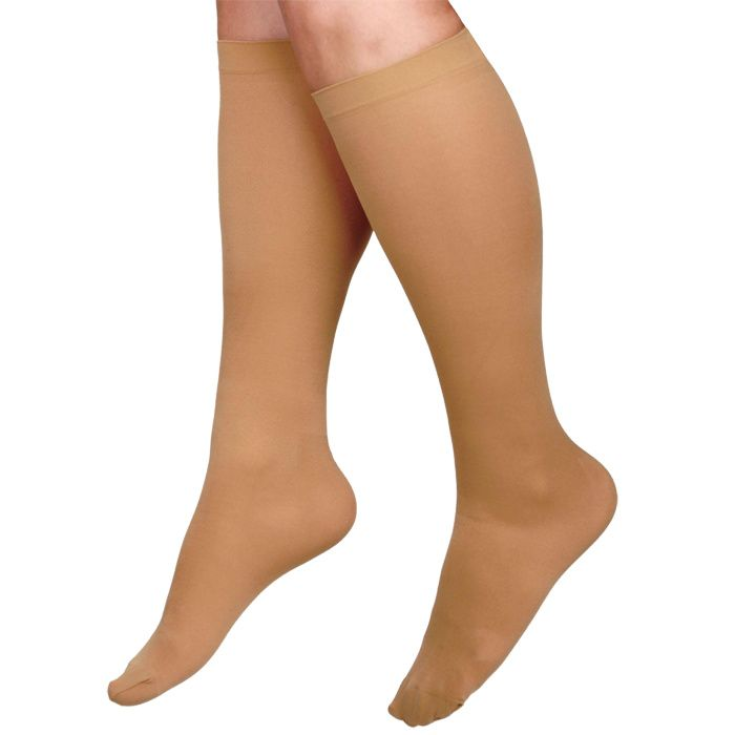 Farmac-Zabban Kniestrümpfe 12-16mmHg Frau Nude Größe L