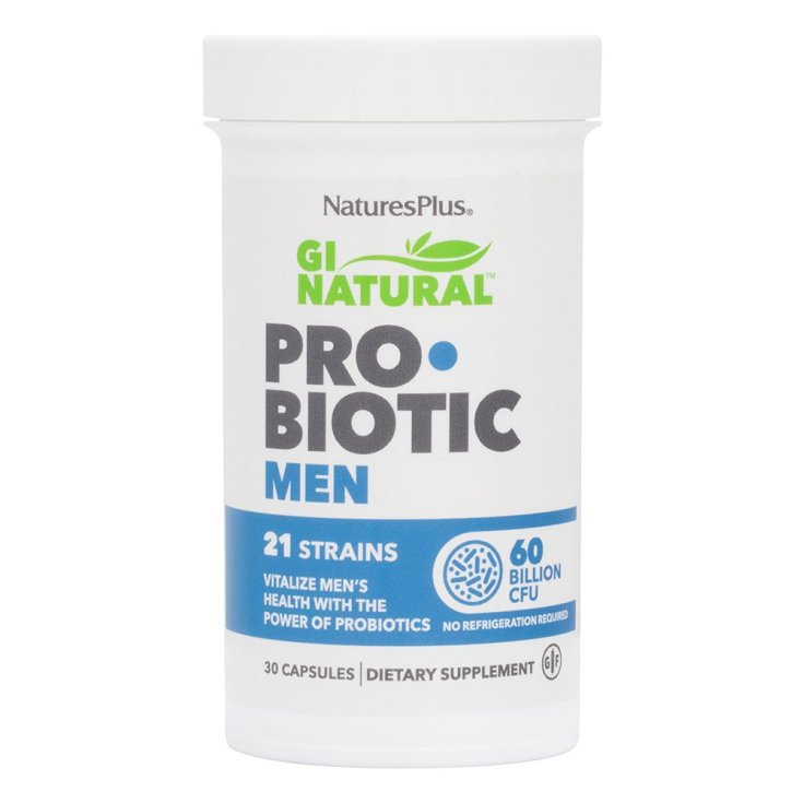 Gi Natural Probiotic Men Natures Plus 30 Kapseln