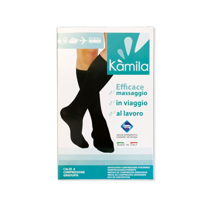 Kàmila Cotton 18 Kniestrümpfe Herren Blau Größe XXL