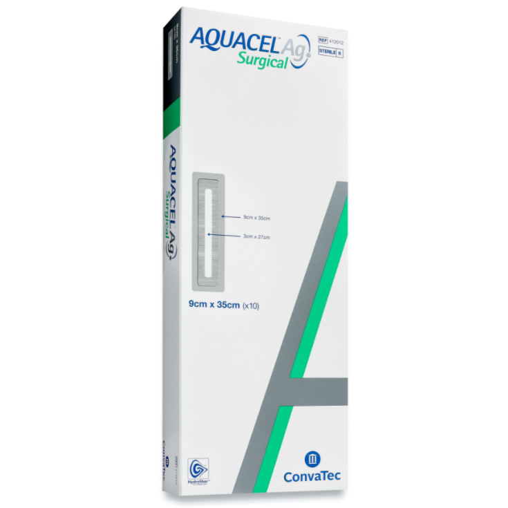 Aquacel® AG Chirurgisch 9X35cm Convatec 10 Stück