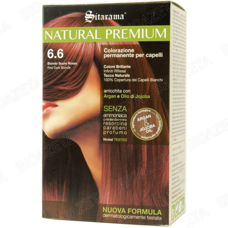 Natural Premium 6.6 Dunkelblond Rot Sitarama® 1 Kit