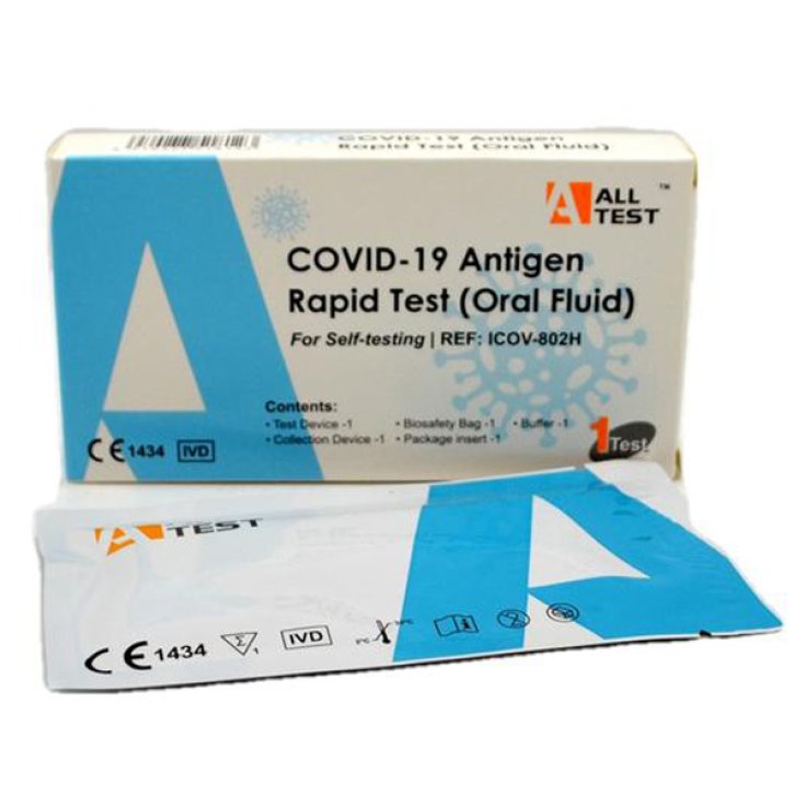 ALLTEST COVID-19 Antigen-Schnelltest (Mundflüssigkeit) 1 Test