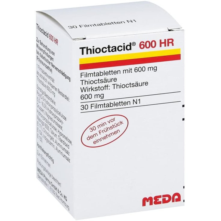 Thioctacid 600 Hr Meda 30 Tabletten