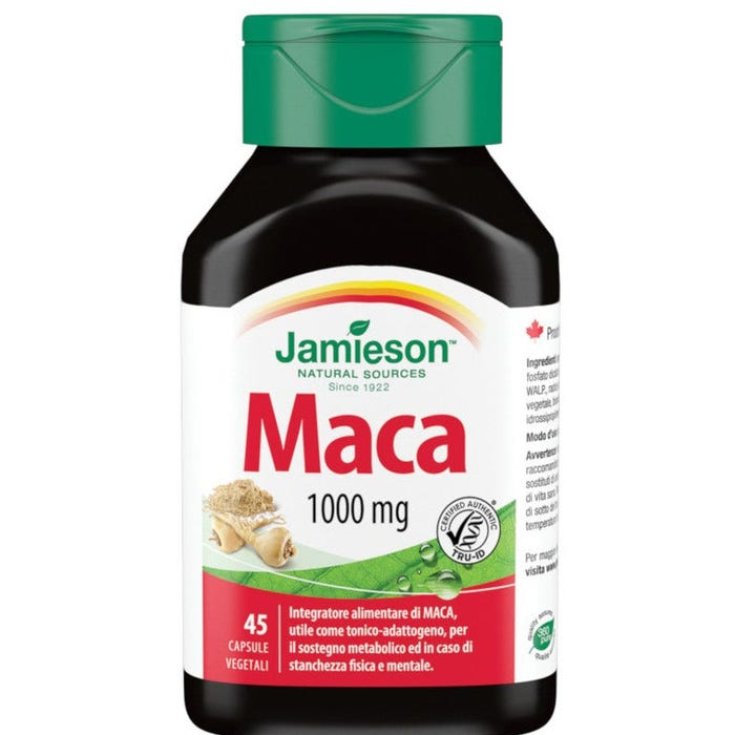 Maca 1000 mg Jamieson 45 vegetarische Kapseln