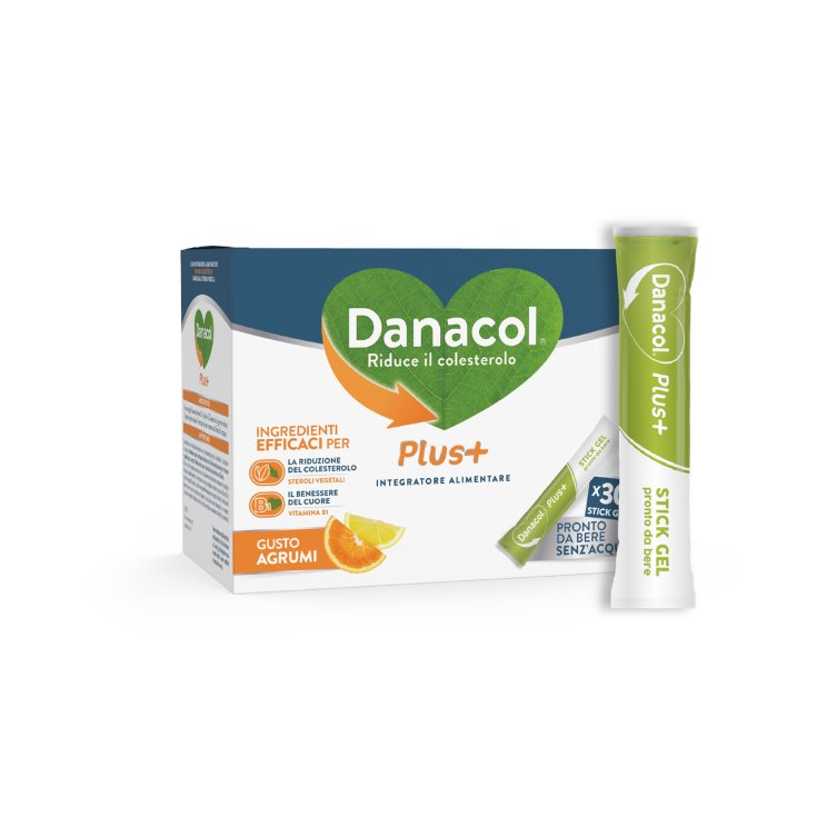 Danacol Plus + Zitrusgeschmack 30 Stick Gel