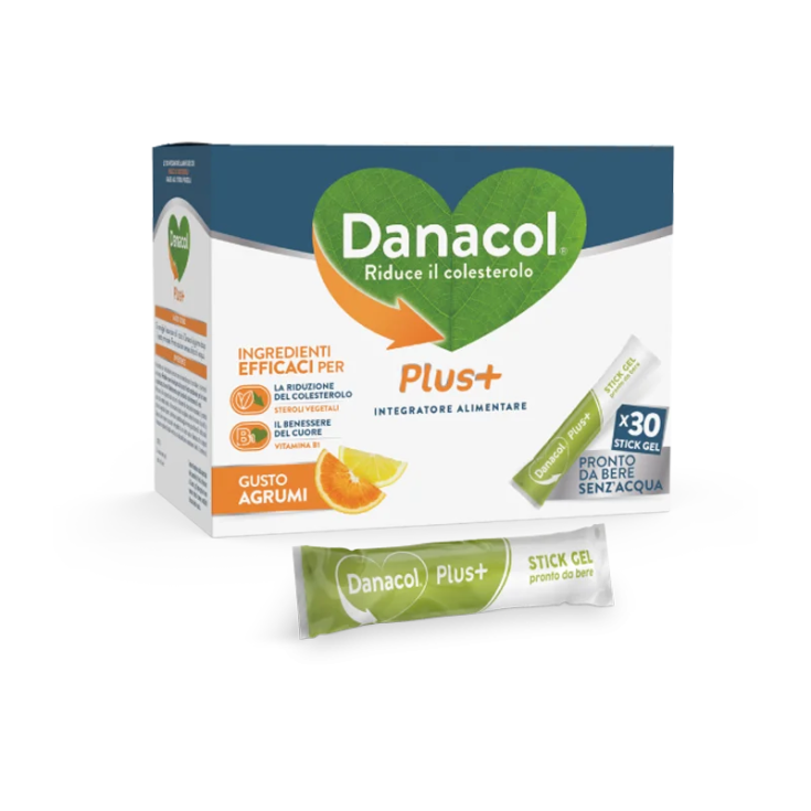 Danacol Plus + Zitrusgeschmack 30 Stick Gel