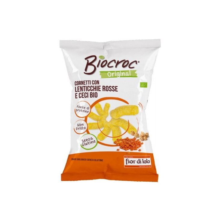 Biocroc® Original Croissants mit roten Linsen und Kichererbsen Fior Di Loto 45g