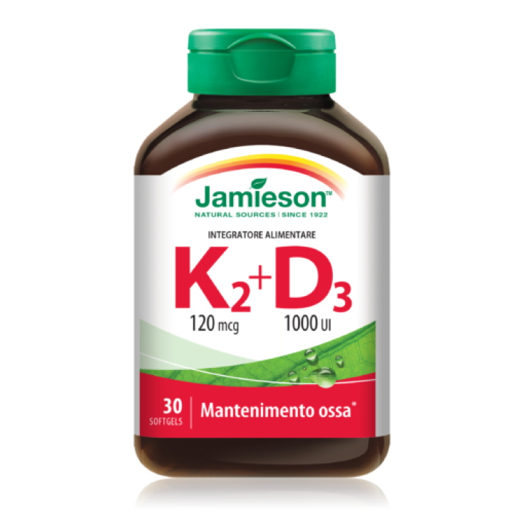 Vitamin K2 + D3 Jamieson 30 Weichkapseln